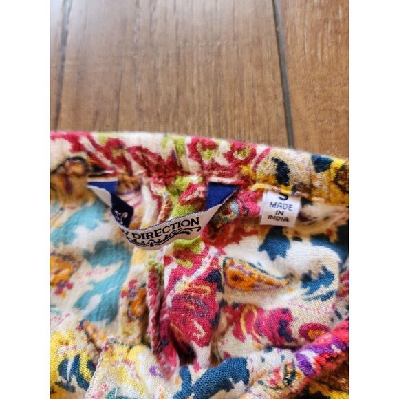 Printed Boho Paisly Floral Print Pants Size Small - Picture 6 of 6